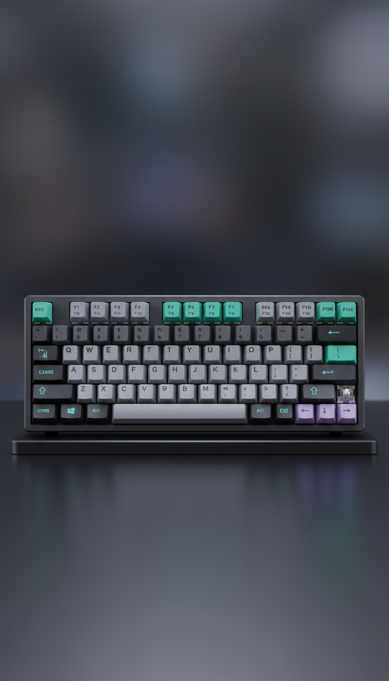 Tournament Mechanical Keyboard With PBT Keycaps