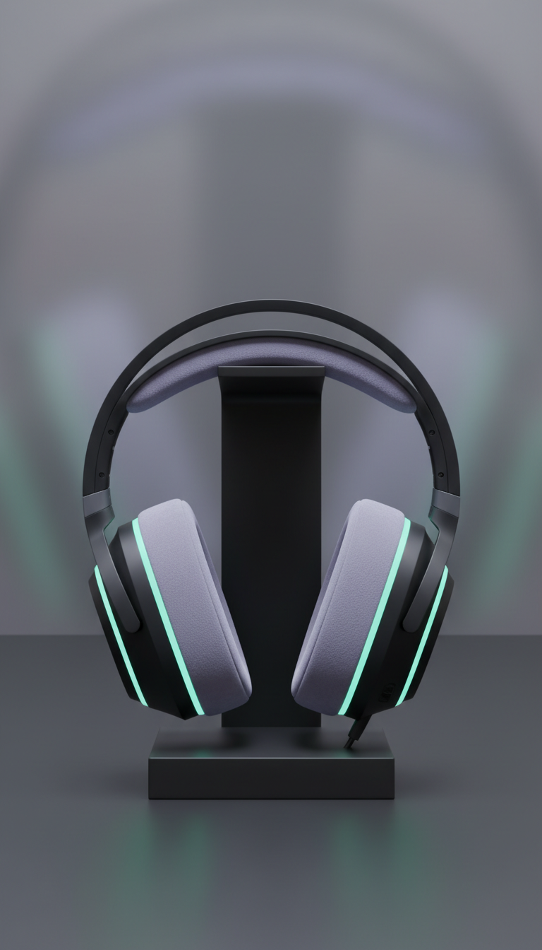 Immersive Surround Headset With Memory Foam Cups